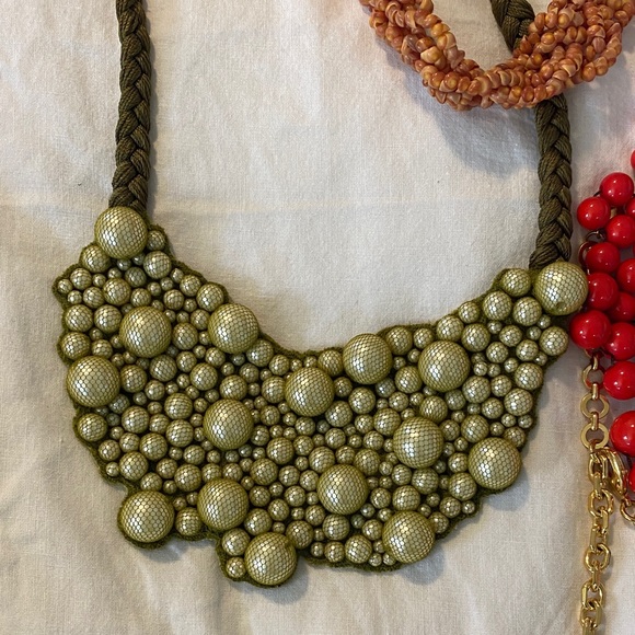Beaded Statement Necklace lot - Picture 6 of 7